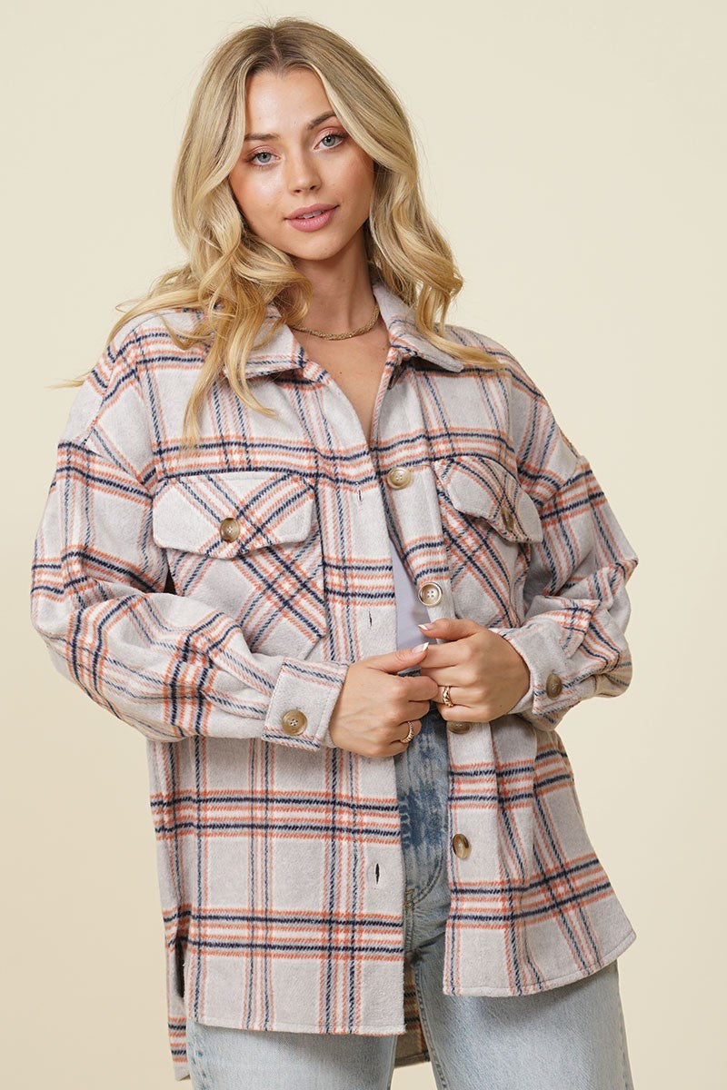 Soft Plaid Shacket