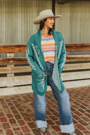 Boot Stitch Detail Cardigan
