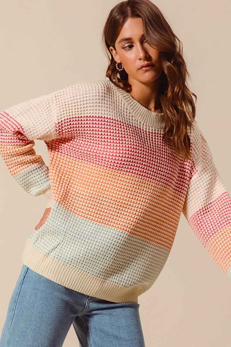 Mulit Colorblock  Sweater