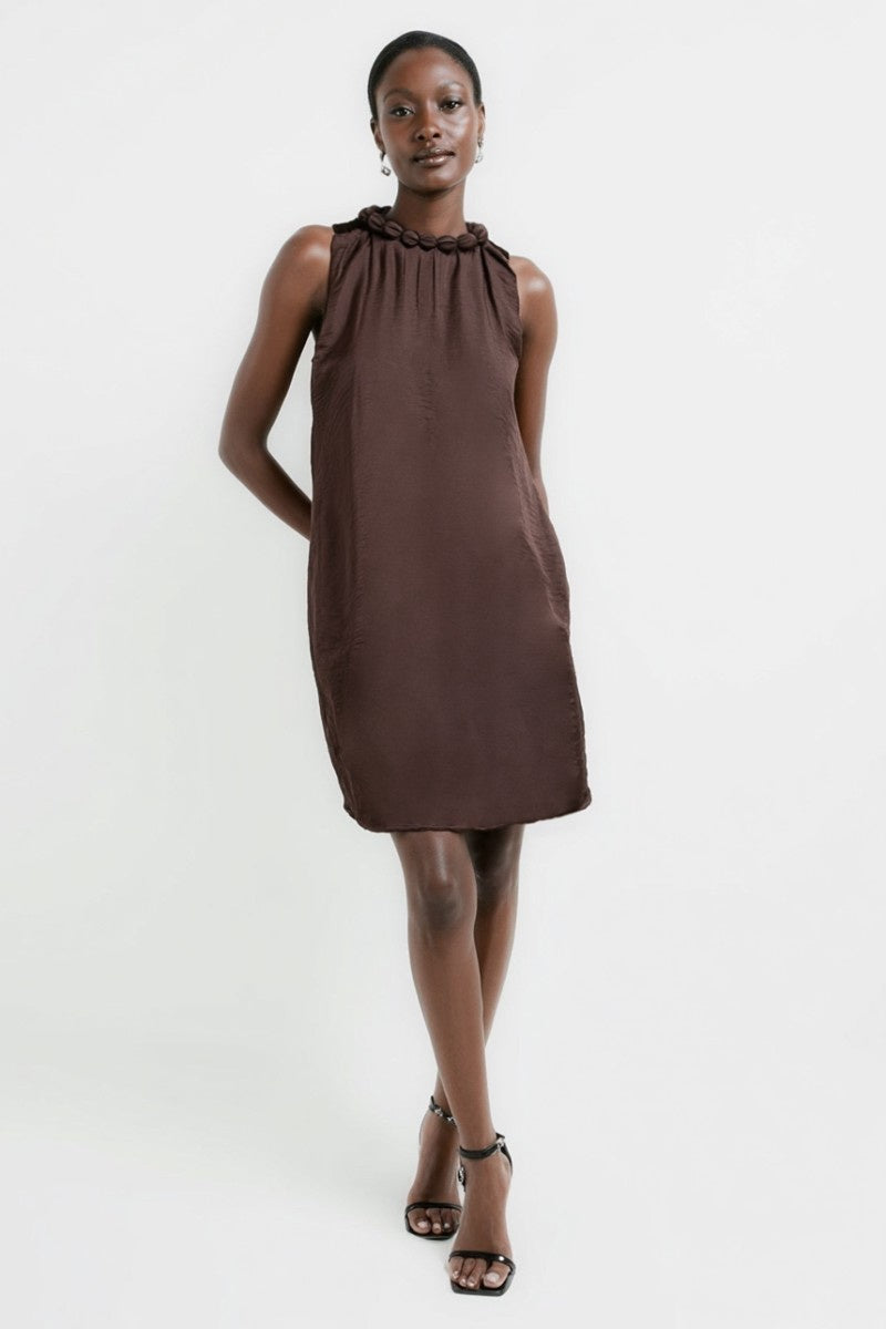 Neckline Accent Shift Dress