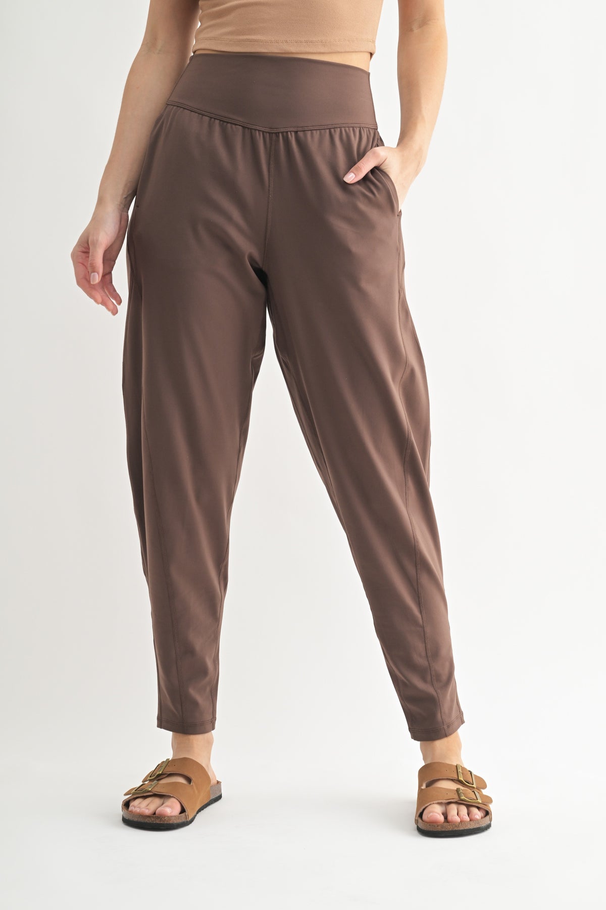 Pleated Scuba Tailored Pant