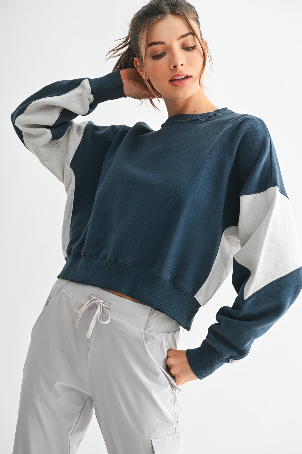 Vintage  Colorblock Crew