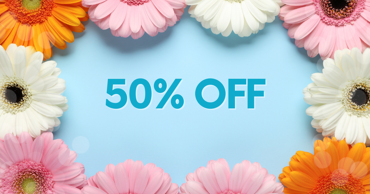 50% Off Sale