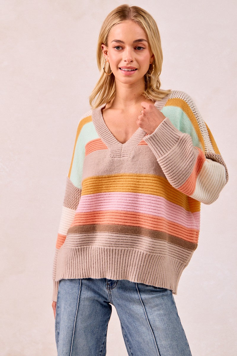 Multi Stripe Sweater