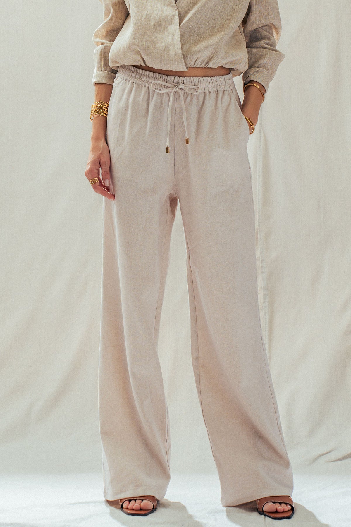 CHIC LINEN LOUNGE PANT