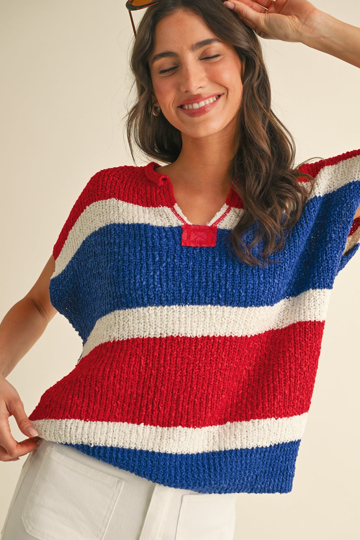 Colorblock Textured Sweater