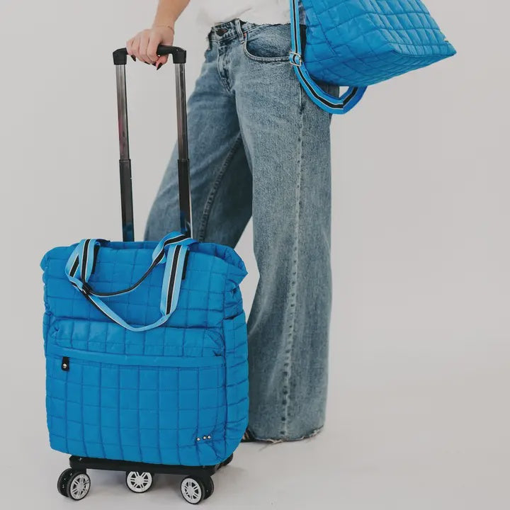 Quilted Roller Tote Bag