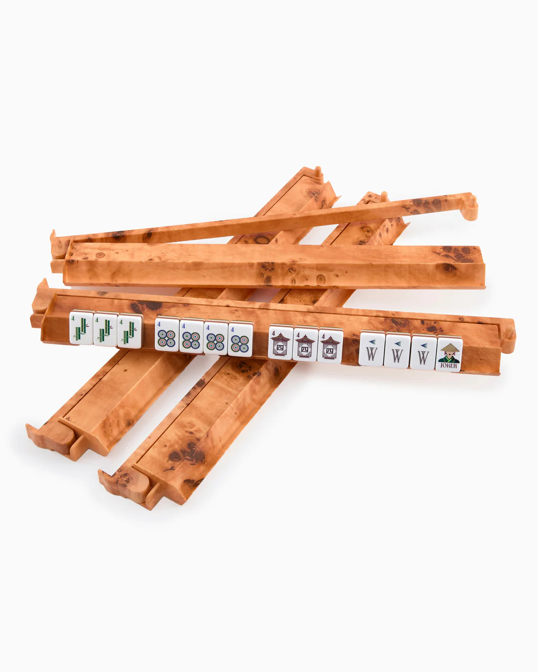 Burl Mahjong Rack - Oh My Mahjong