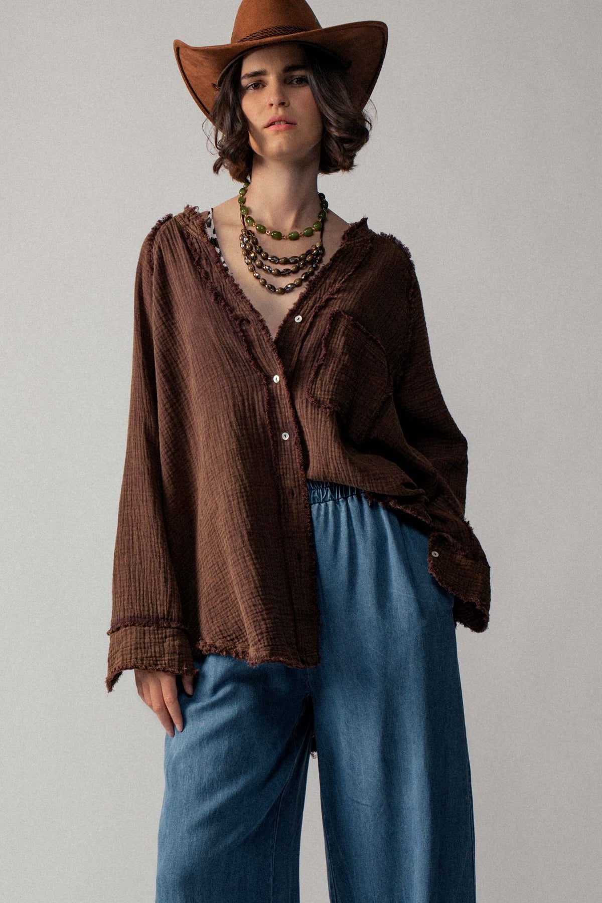 Gauze Relax Fit Top