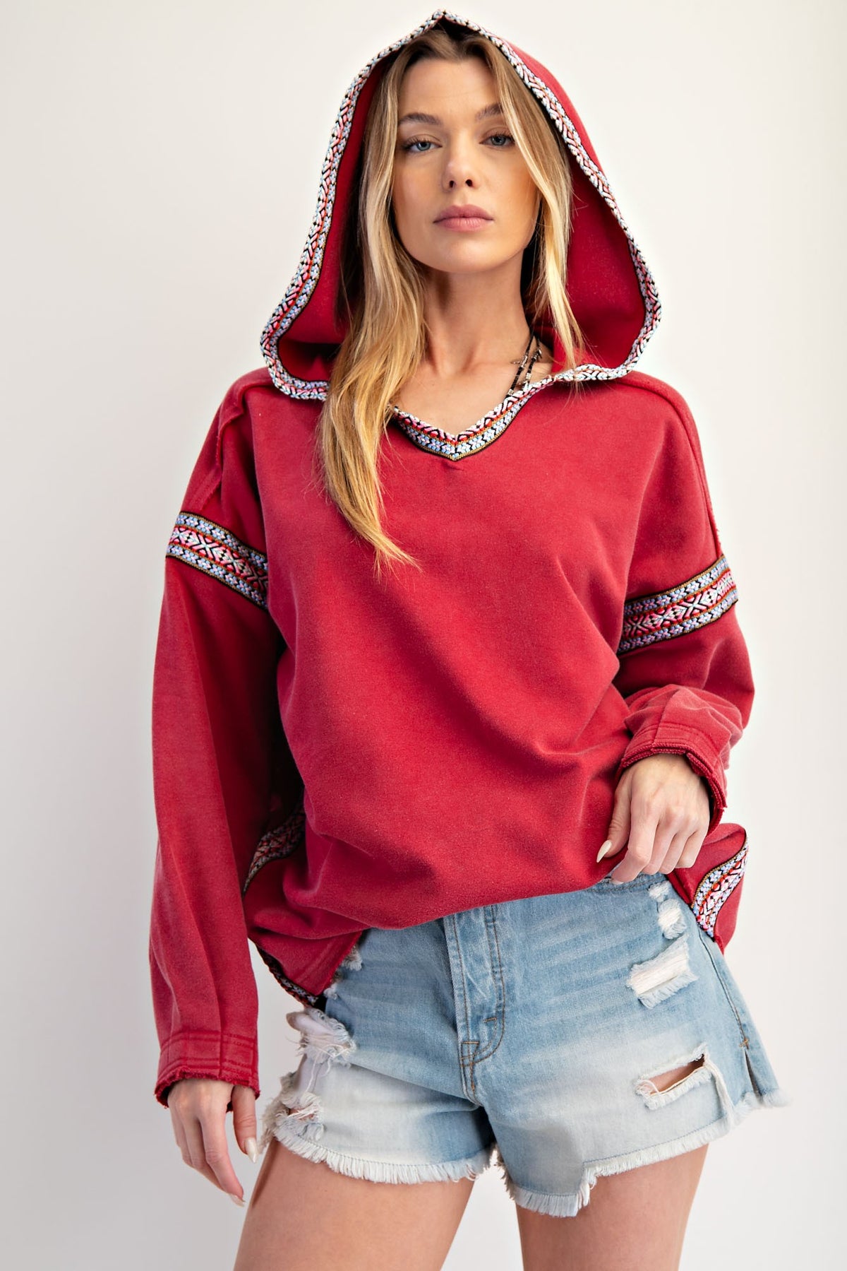 Trim Stitch Hoodie