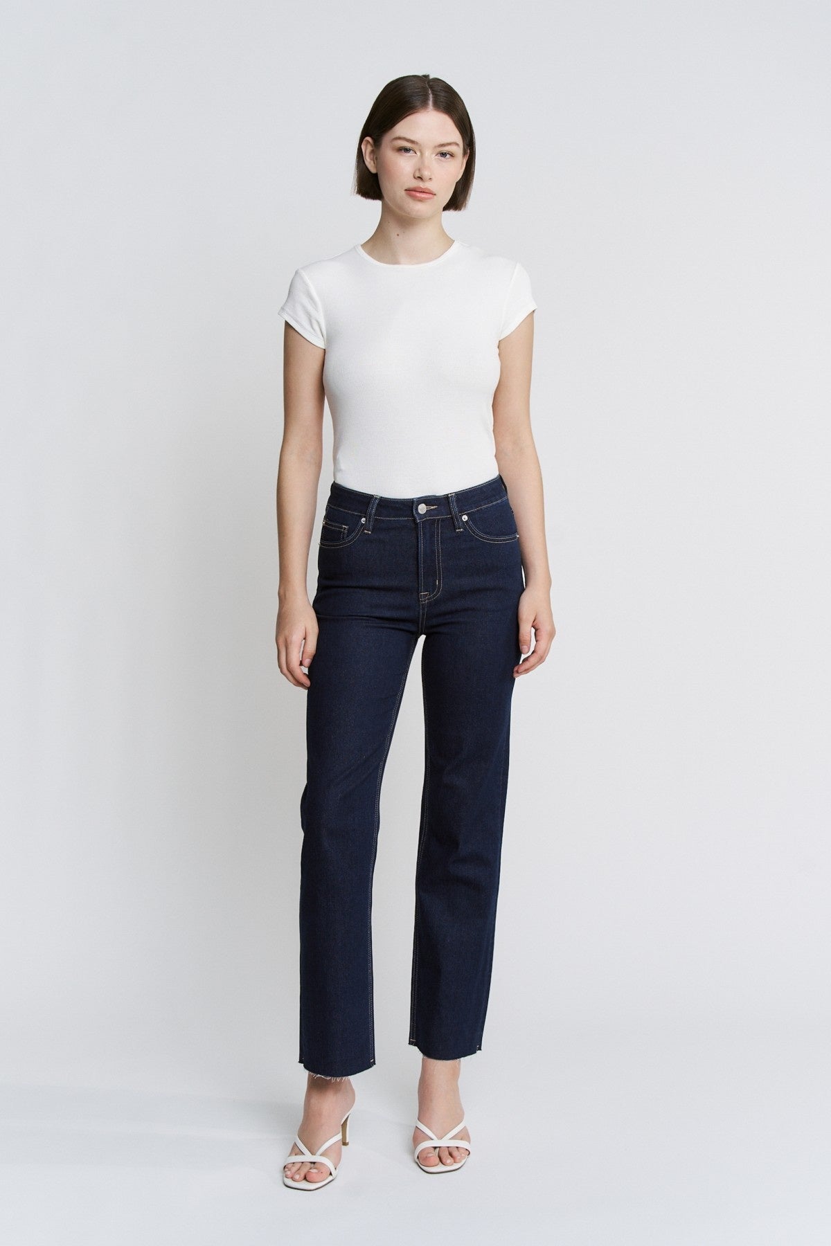 Mica High Rise Straight Ankle