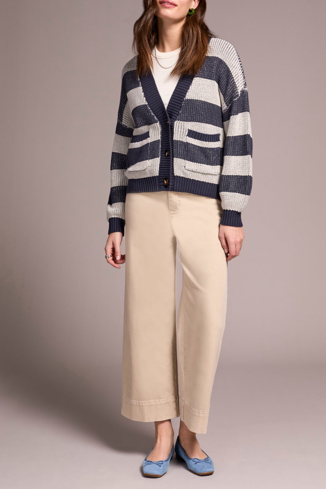 Tribal Button Front Cardigan