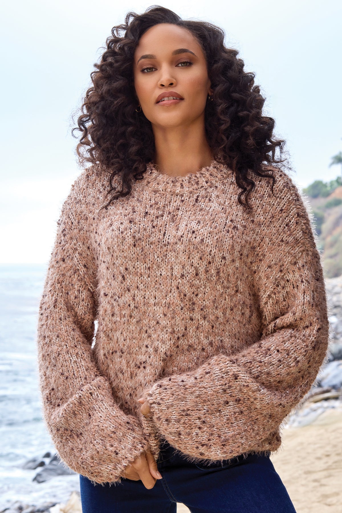 Tribal Puff Sweater