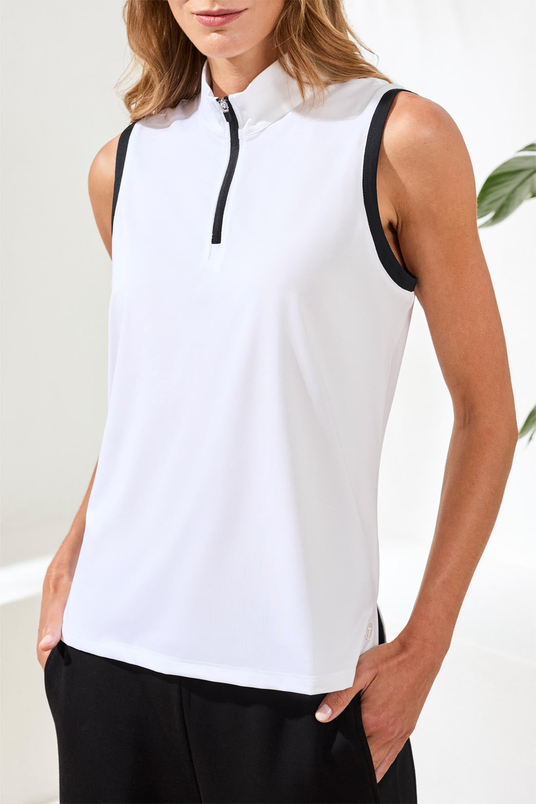 Tribal Sleeveless Athletic Mock