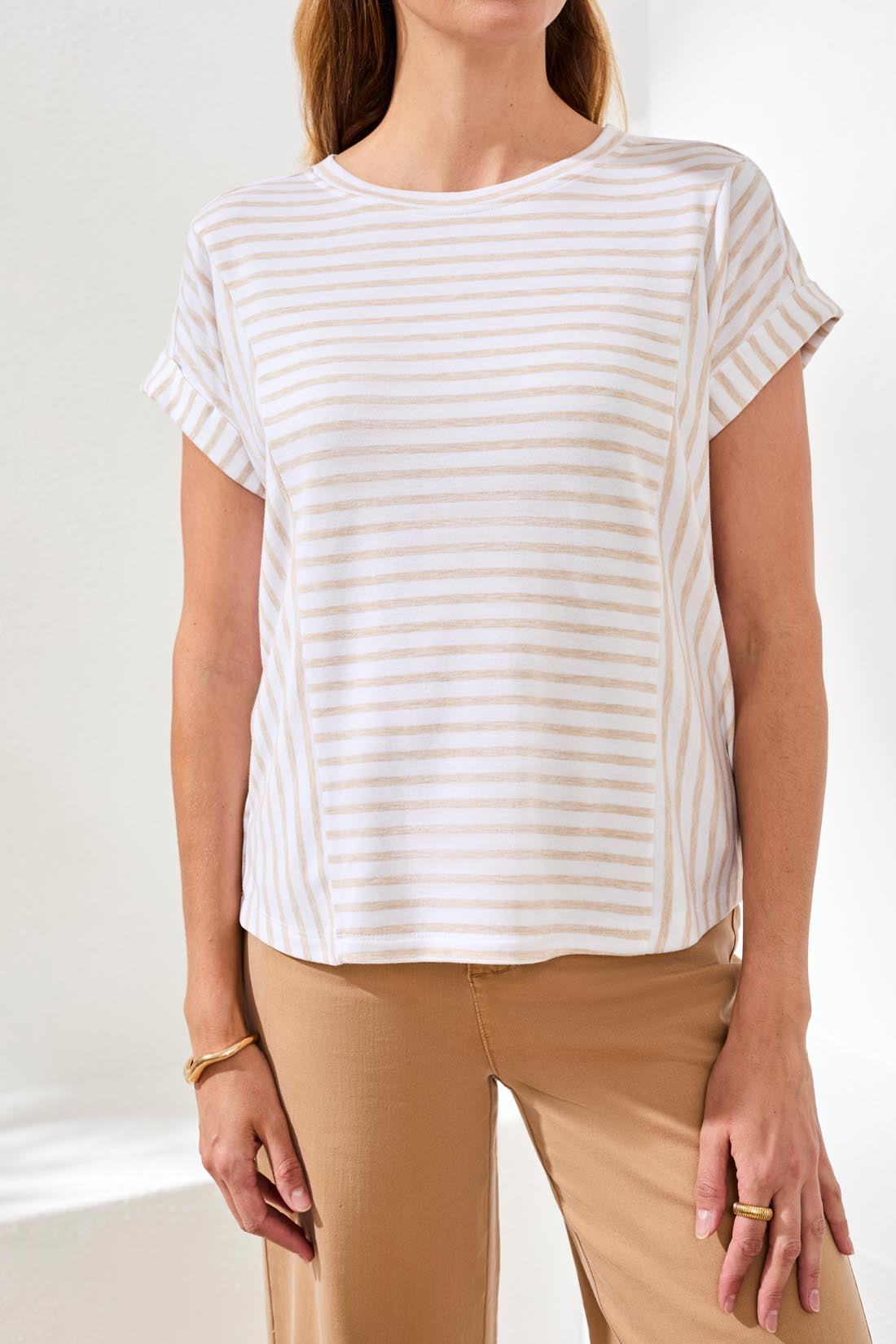 Tribal Cuffed Sleeve Insert Top