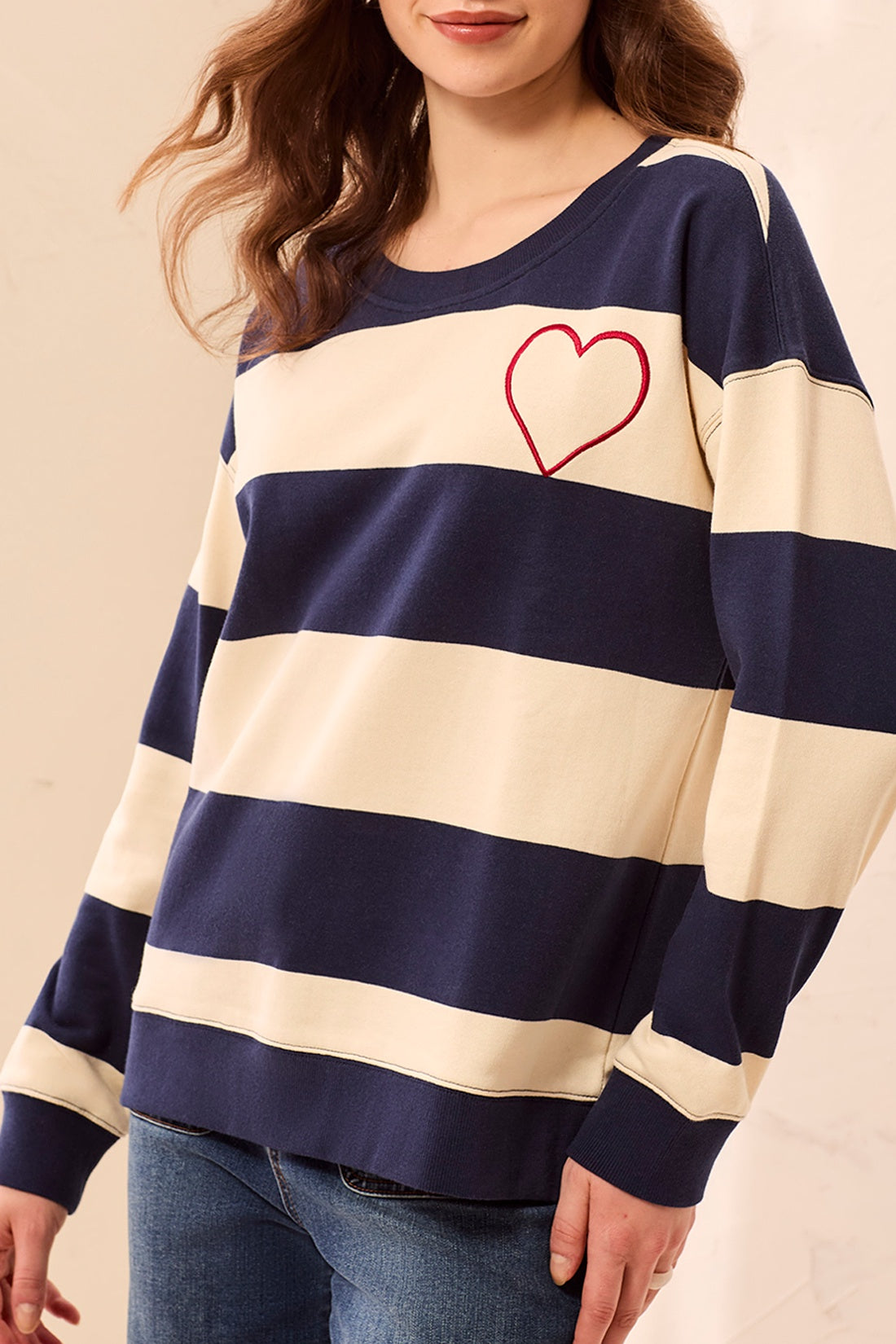 Tribal Heart Graphic Sweatshirt