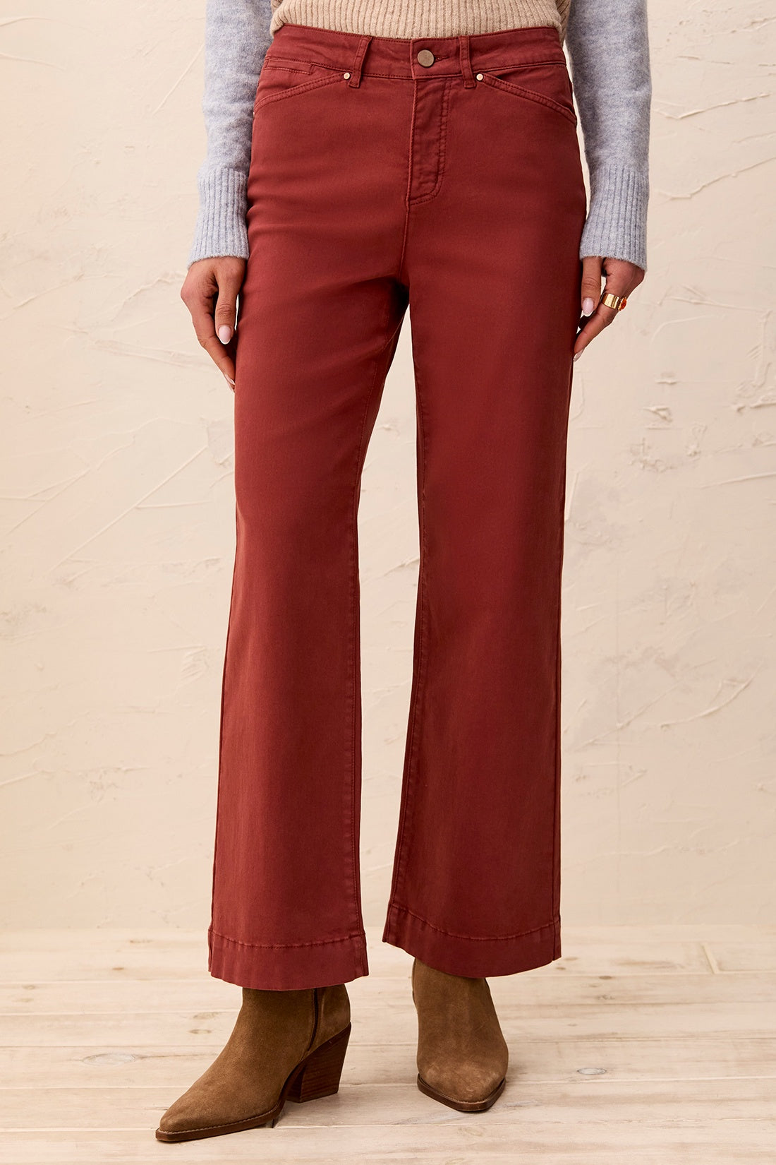 Tribal 5 Pkt Fly Front Pant